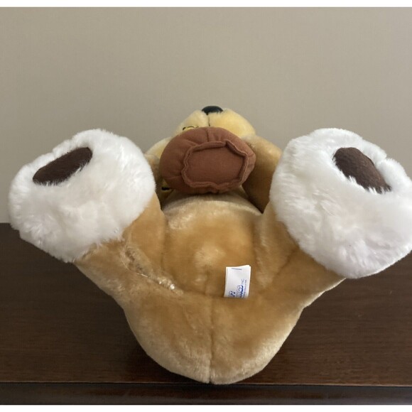 Vintage Soft Things Brooklyn Honey Bear Plush Bees Pot Tags Carnival 15" - Picture 6 of 13